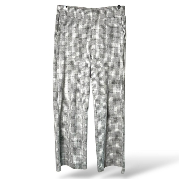 RIANI Cotton Glen Plaid Trousers Sz 10 - Picture 3 of 11